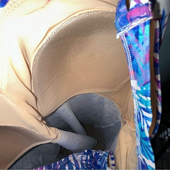 Swimsuits For All Tropical Print 2 Piece Tankini Swimsuit - Picture 3 of 6